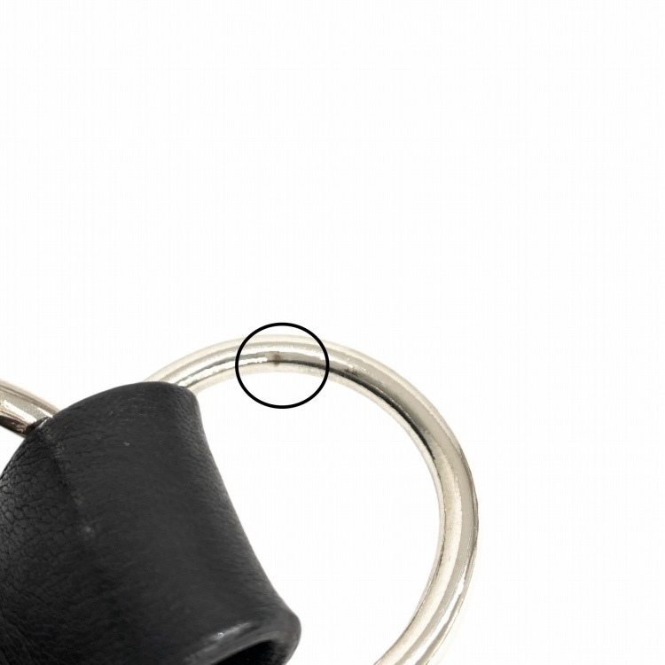 Aeta アエタ DEER OVAL RING BELT ディアレザー リングベルト ブラック DA38
