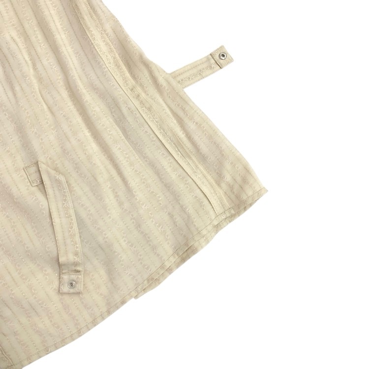 PHOTOCOPIEU フォトコピュー AURELIA DRESS ハイネック 刺繍ワンピース ベージュ 38 232ARA