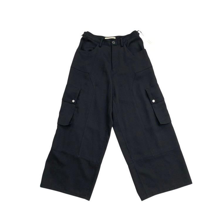 HARUNOBUMURATA ハルノブムラタ LOBBY サイドポケット パンツ ブラック 36 HM25S822-DOV01