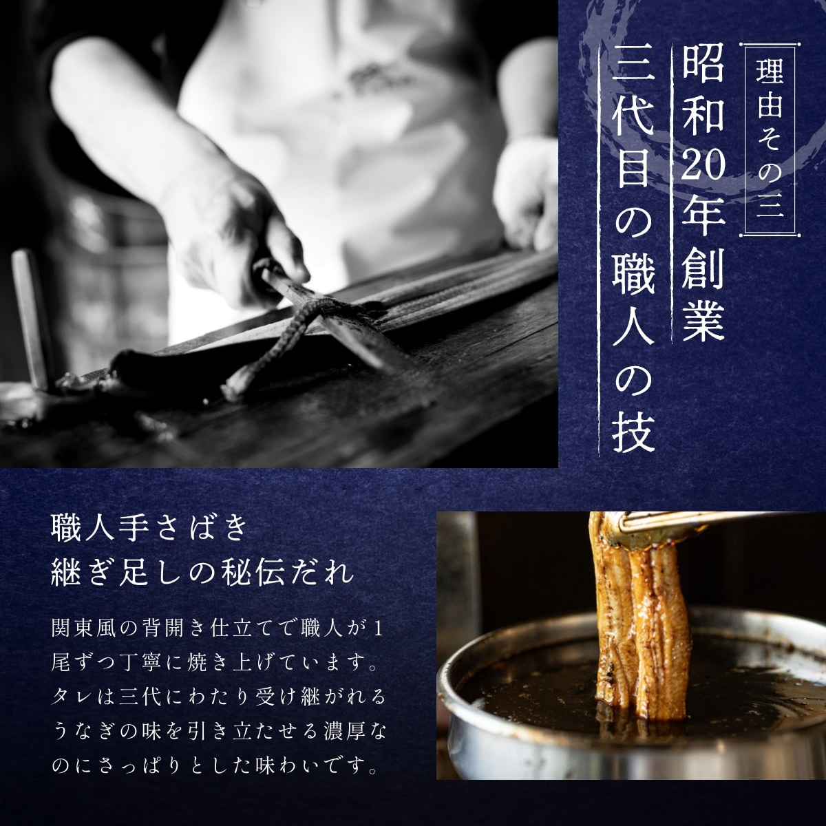 純浜名湖産特上うなぎ3尾（3～4人前）