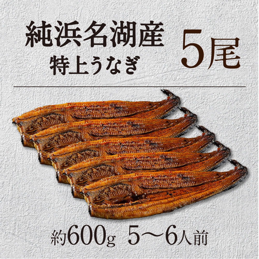 純浜名湖産特上うなぎ5尾（5～6人前）