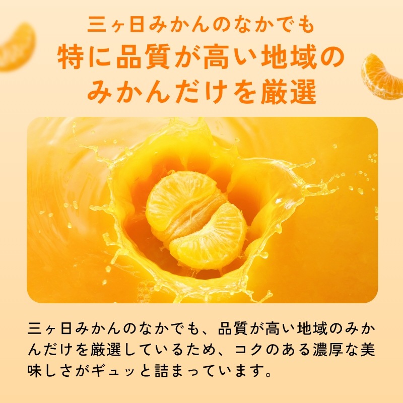 超濃厚!三ヶ日みかん100%ジュース -燈(あかり)- 1000ml×2本入