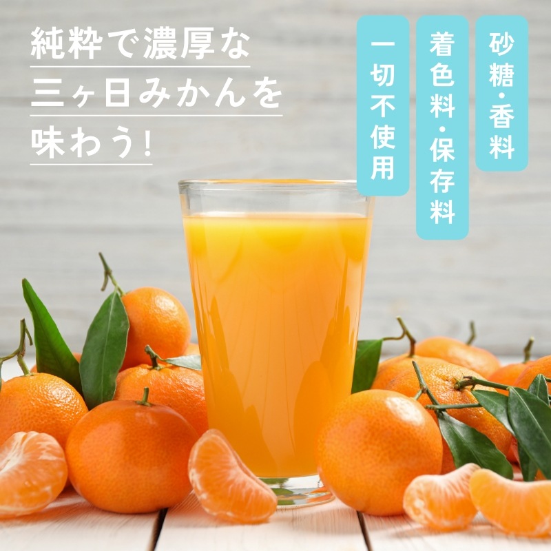 超濃厚！三ヶ日みかん100％ジュース -燈(あかり)- 180ml×12本入 