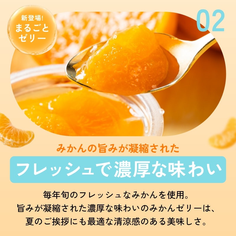 燈ギフトセット 三ヶ日みかん100%ジュース180ml×8本 まるごと三ヶ日みかんゼリー約90g×8個入り