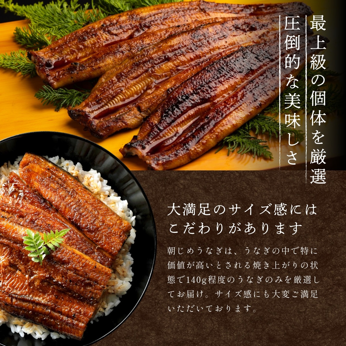 浜名湖産朝じめうなぎ溶岩焼き蒲焼き5尾（6～7人前）【浜名湖産・国産】【長焼き】※下準備に2営業日かかります。