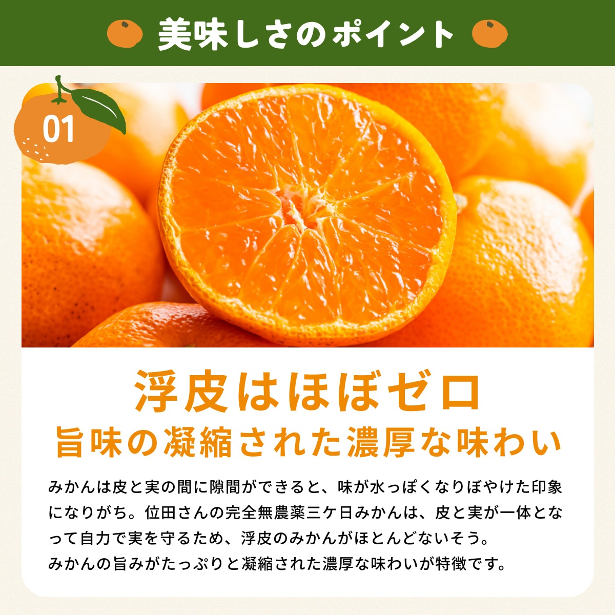 位田さんの完全無農薬三ヶ日みかん 小玉 8kg