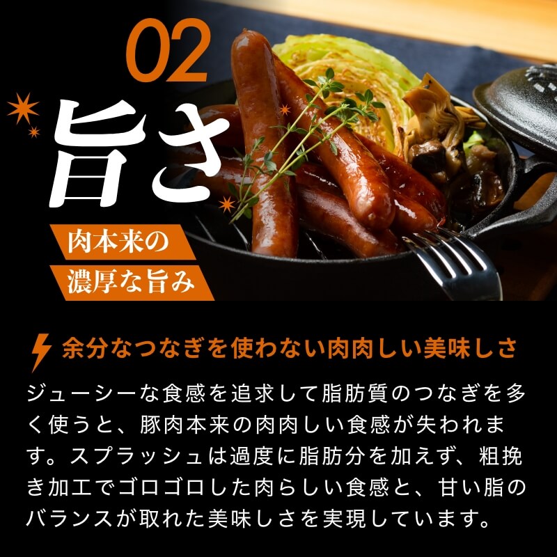 弾ける超粗挽きウインナー SPLASH(スプラッシュ) 500g×6袋