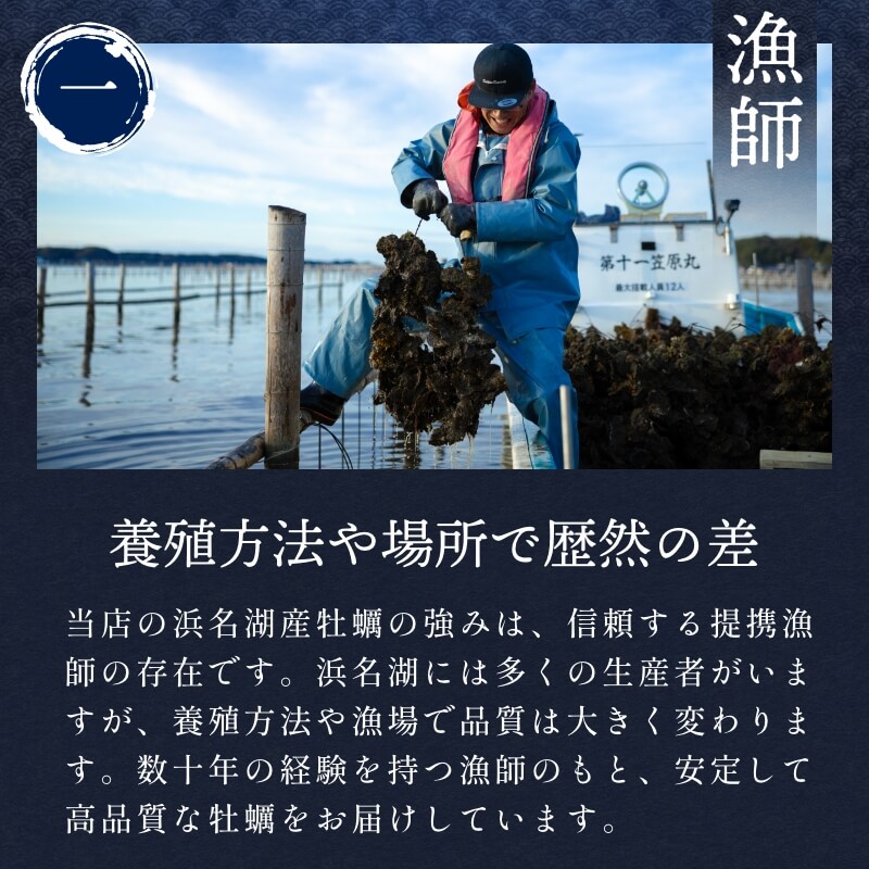 浜名湖産 牡蠣 冷蔵生 むき身 1kg（500g×2袋）朝獲れの最旬鮮度の牡蠣を即日発送！