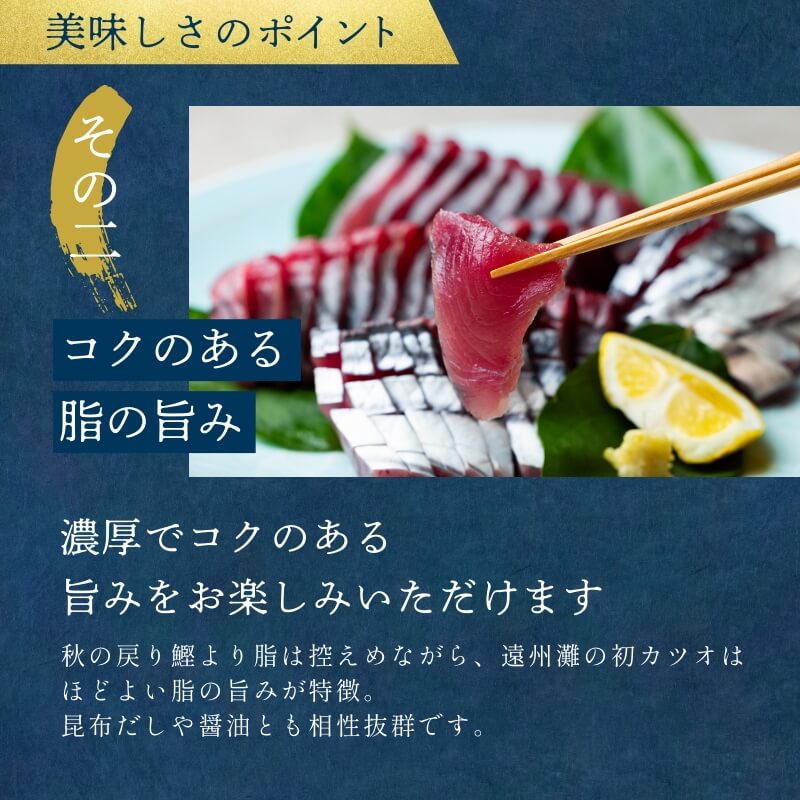 遠州灘産初カツオ 2本 約500g（約250g×2本）