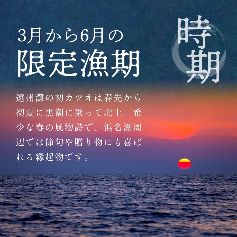 遠州灘産初カツオ藁燻し 4本 約1kg（約250g×4本）