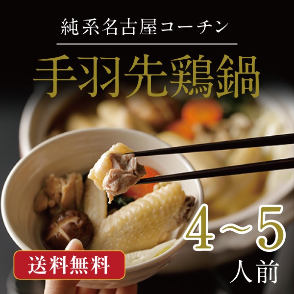 純系名古屋コーチン手羽先鶏鍋【4～5人前】