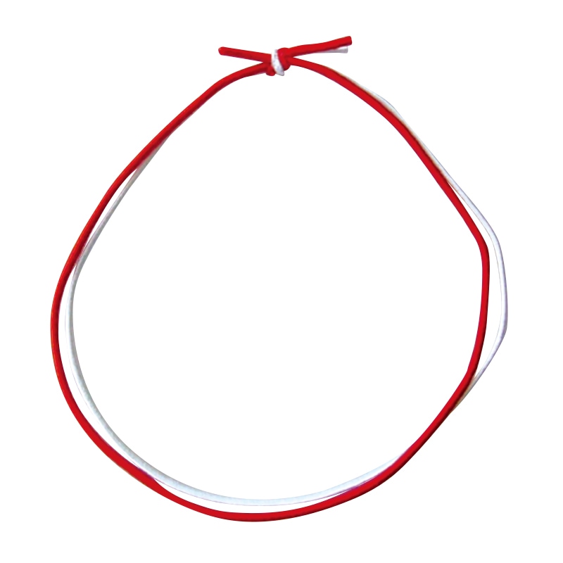№５１０　ゴム結び　Ａ　紅白（特大）50ｃｍ　100本入×10袋（1000本）/箱　