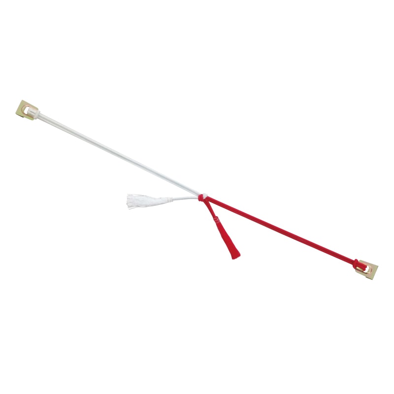 ゴム房　№７　赤白フック付　３０ｃｍ　100本入×10袋（1000本）/箱　