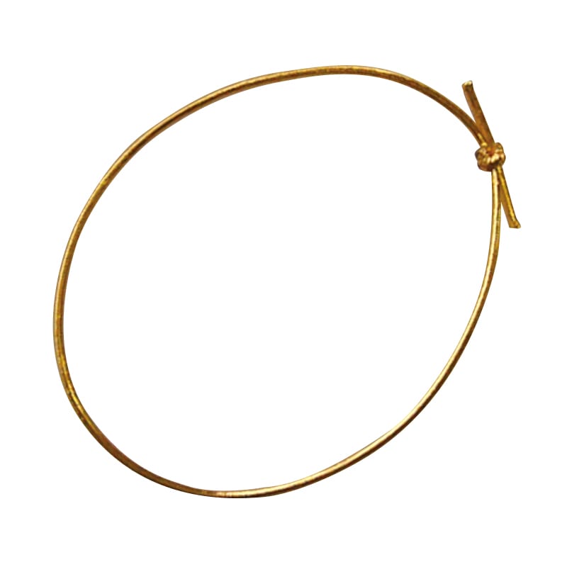 イグチ 装飾資材　№502 一本丸赤金ゴム　一重掛結び　25ｃｍ　100本入×10袋（1000本）/箱　