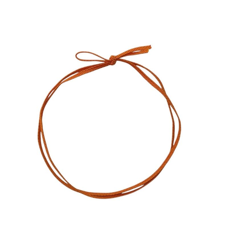 イグチ 装飾資材　平彩ゴム 2重 片花結び 小　折径12cm　オレンジ／茶／藤／紺　100本入×10袋（1000本）/箱　
