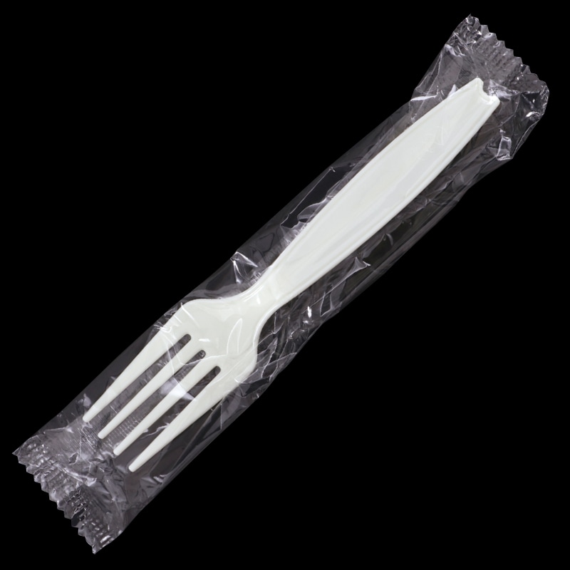 大黒工業　フォーク＃１６０　白　単袋　500本入×4袋（2000本）/箱