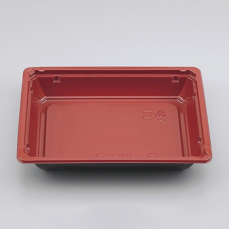 シーピー化成 米飯容器　本体・蓋セット CZｰ510 うるし 　50枚入×15袋（750枚）/箱