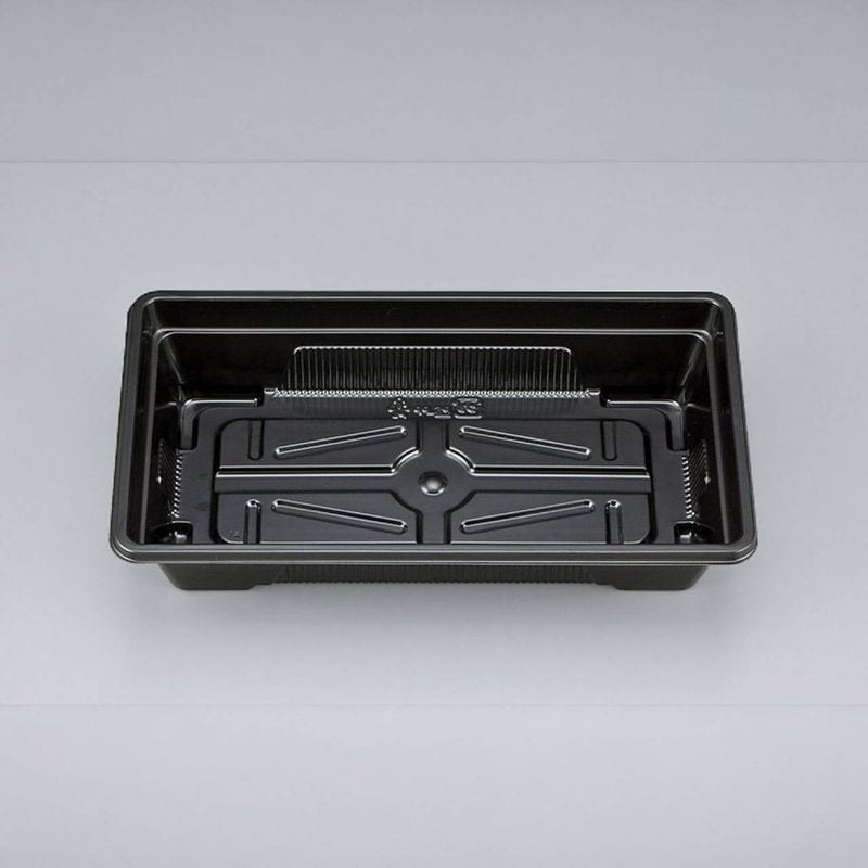 シーピー化成 弁当容器　BFOｰ90 本体 黒　50枚入×24袋（1200枚）/箱　