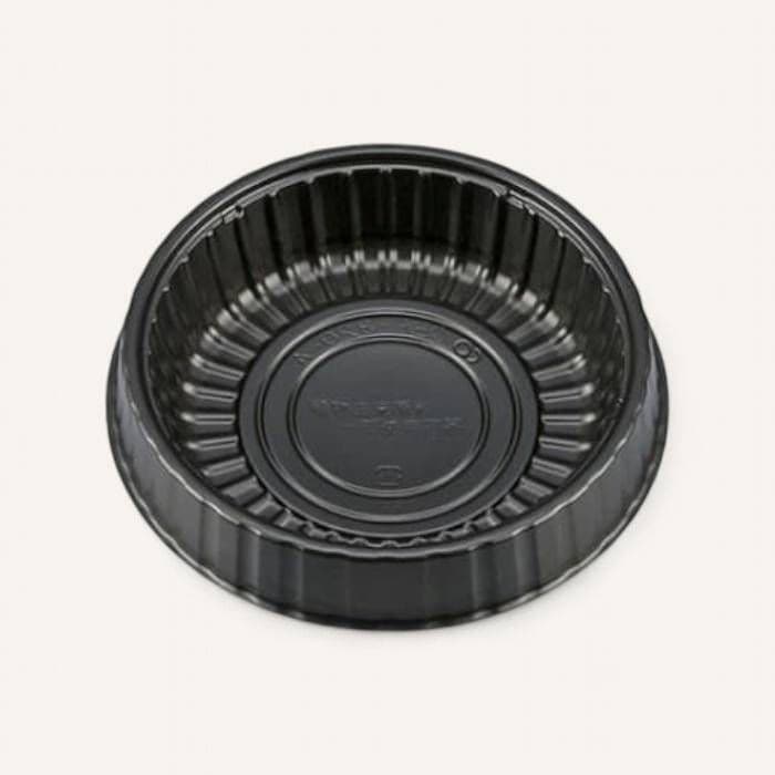 シーピー化成 丼容器　CBF-820-A 中皿 黒　50枚入×8袋（400枚）/箱