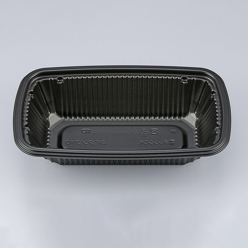 シーピー化成 弁当容器　BFタンク10　本体　黒　50枚入×12袋（600枚）/箱