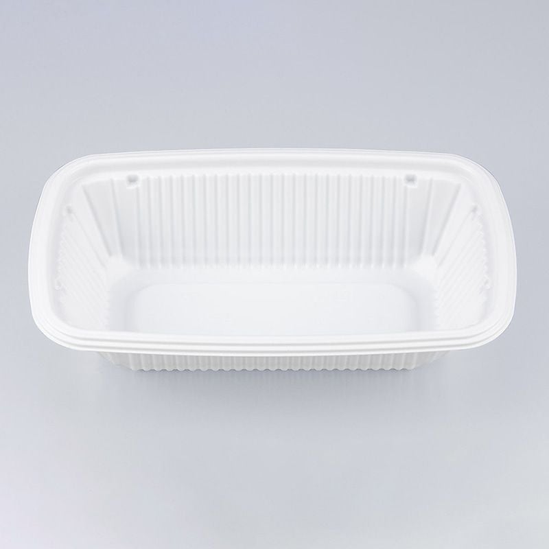 シーピー化成 弁当容器　BFタンク10　本体　ホワイト　50枚入×12袋（600枚）/箱