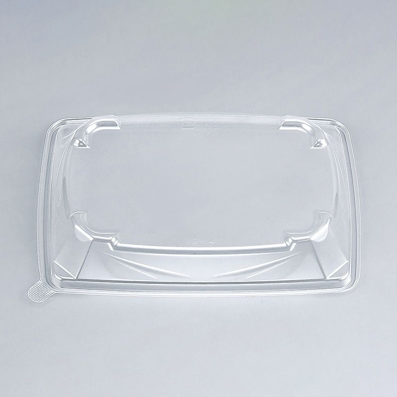 シーピー化成 丼容器 CZラプレ角丼 透明蓋 19-14　50枚入×12袋（600枚）/箱