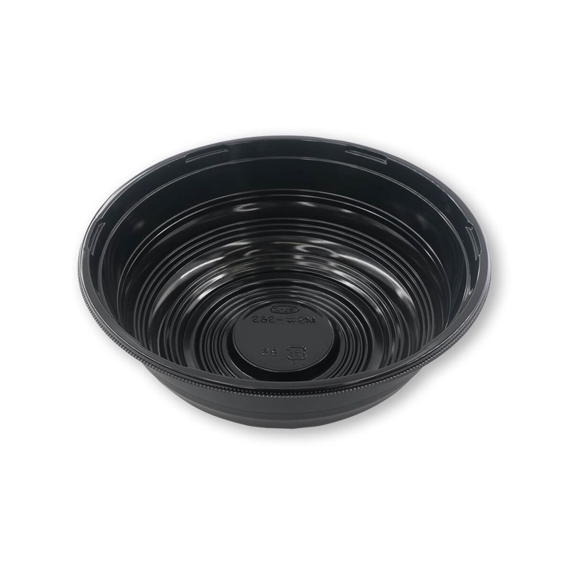 エフピコチューパ 丼容器　MS丼-363　黒本体　50枚入×12袋（600枚）/箱