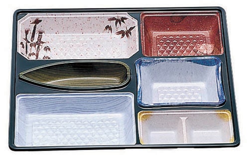 エフピコチューパ 仕出し容器　Ｗ・料亭中仕切 73-B 器　20枚入×8袋（160枚）/箱