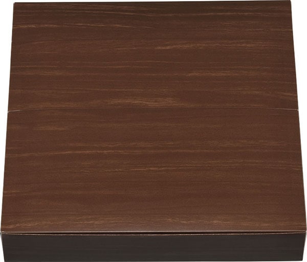 エフピコチューパ 仕出し弁当容器 紙ボックス　一体型 エコ折蓋 70-70 FSM ダークウッド　50枚入×6袋（300枚）/箱