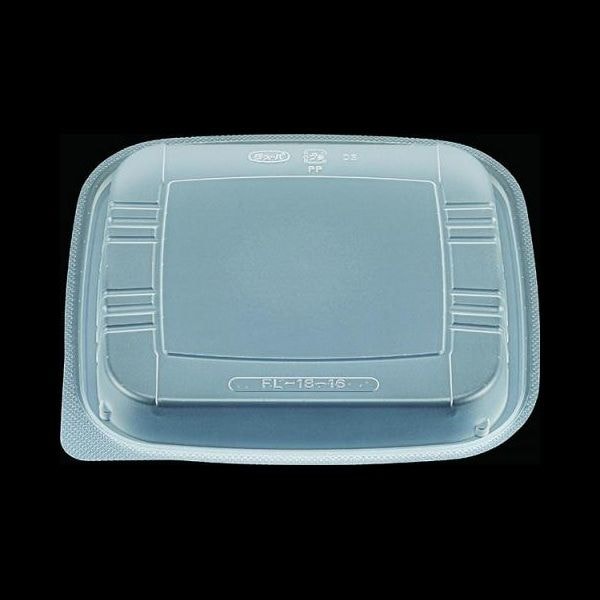 エフピコチューパ 冷凍対応弁当容器　FL-18-16-3　内嵌合蓋　50枚入×12袋（600枚）/箱