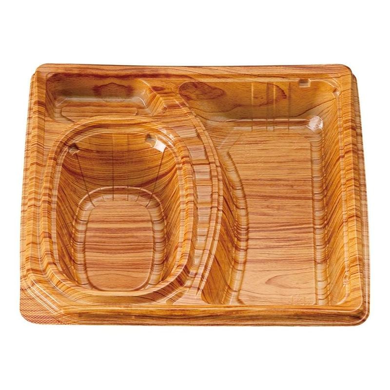 エフピコチューパ 弁当容器　デリカランチ　DL-23-23　拓木本体　50枚入×12袋（600枚）/箱