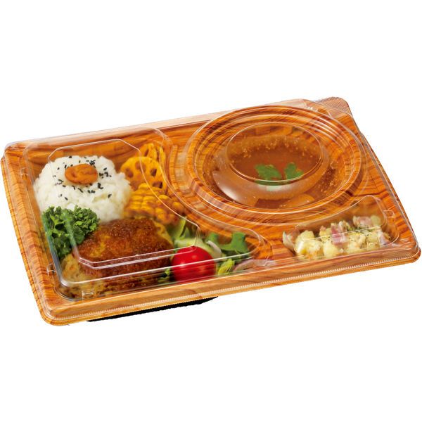 エフピコチューパ 弁当容器　デリカランチ　DL-26-19　拓木本体　50枚入×８袋（400枚）/箱