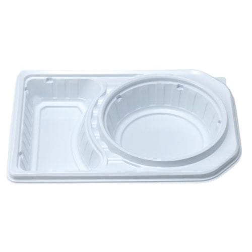 エフピコチューパ 弁当容器　デリカランチ　DL-27-19　白本体　50枚入×８袋（400枚）/箱