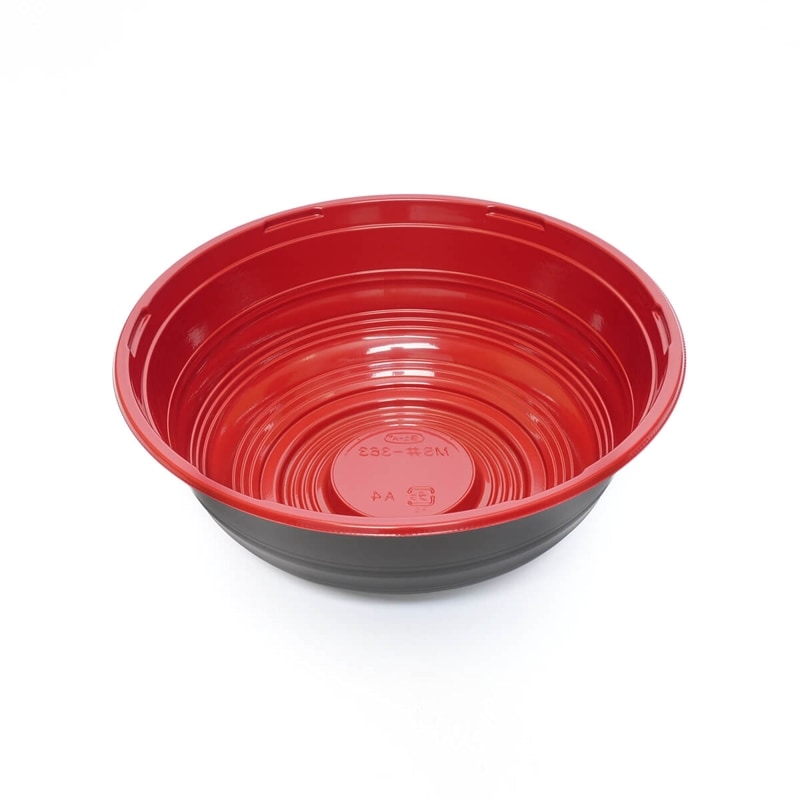 エフピコチューパ 丼容器　MS丼ｰ363　うるし赤本体　50枚入×12袋（600枚）/箱