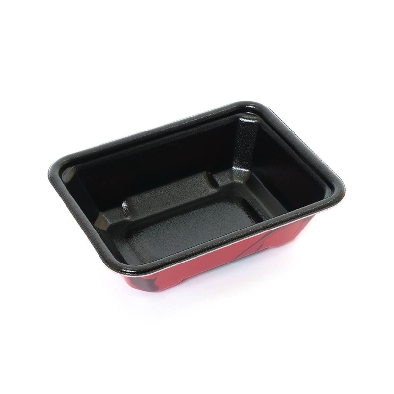 エフピコチューパ 弁当容器　MFP極み重ｰ73 本体 会津赤　50枚入×12袋（600枚）/箱