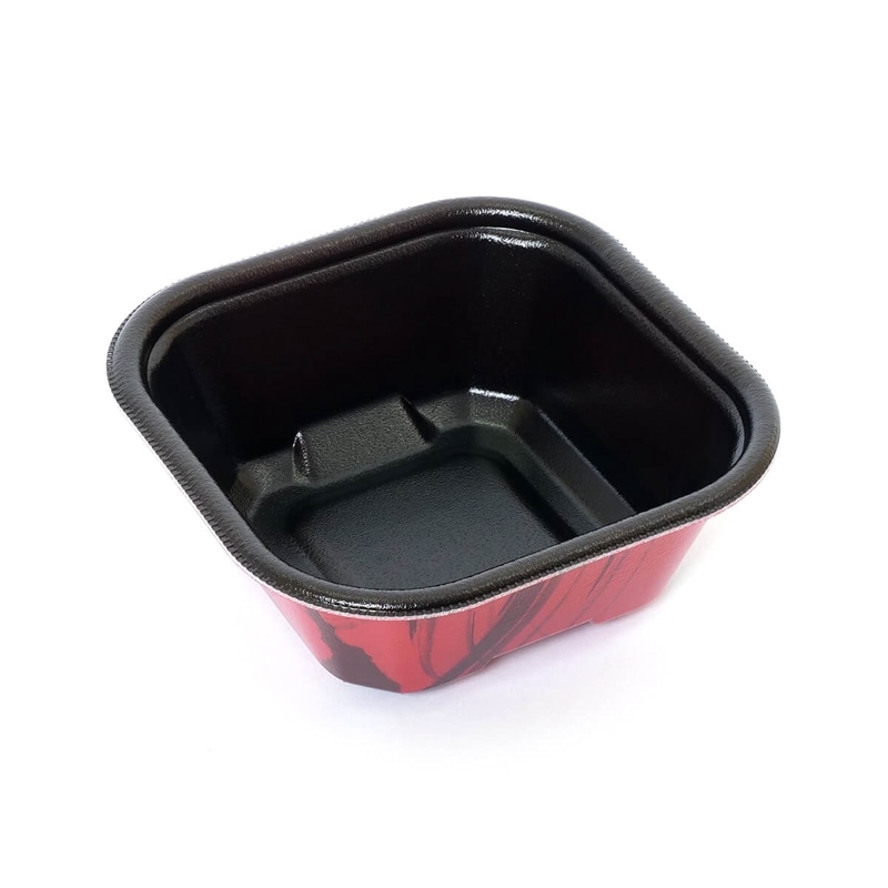 エフピコチューパ 弁当容器　MFP極み重ｰ77 本体 会津赤　50枚入×12袋（600枚）/箱