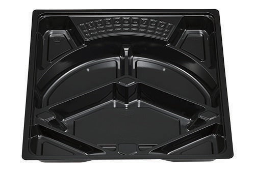 エフピコチューパ 仕出し弁当容器 紙ボックス用　MSD中仕切 80-80 Ｙ 黒　50枚入×6袋（300枚）/箱