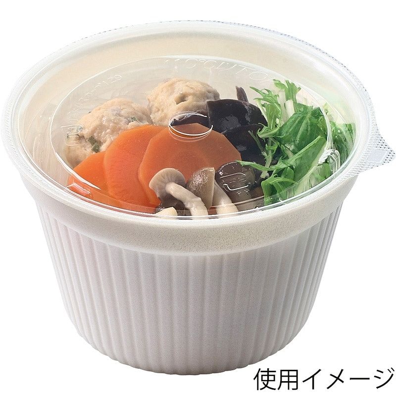 エフピコ 食品容器  MFPドリスカップ 129-540 本体 白　30枚入／720枚入