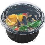 エフピコ 食品容器  MFPドリスカップ 142ｰ700 本体 黒W　30枚入×20袋（600枚）/箱