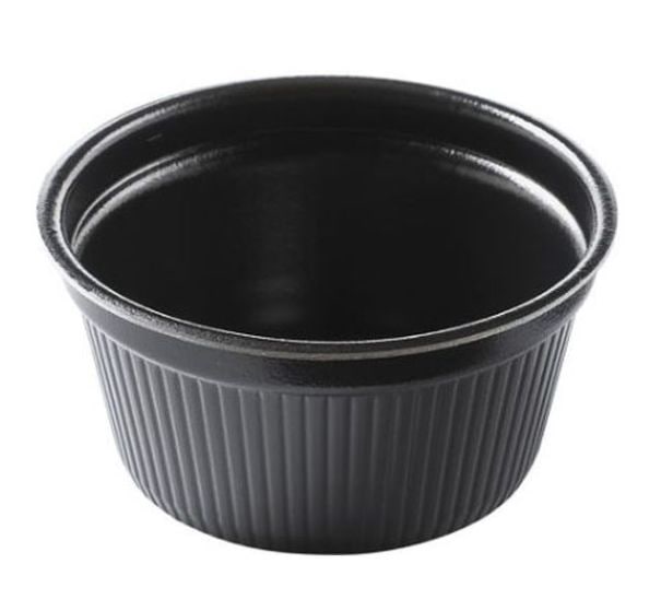 エフピコ 食品容器  MFPドリスカップ 142-700 本体 黒W  30枚入×20袋（600枚）/箱