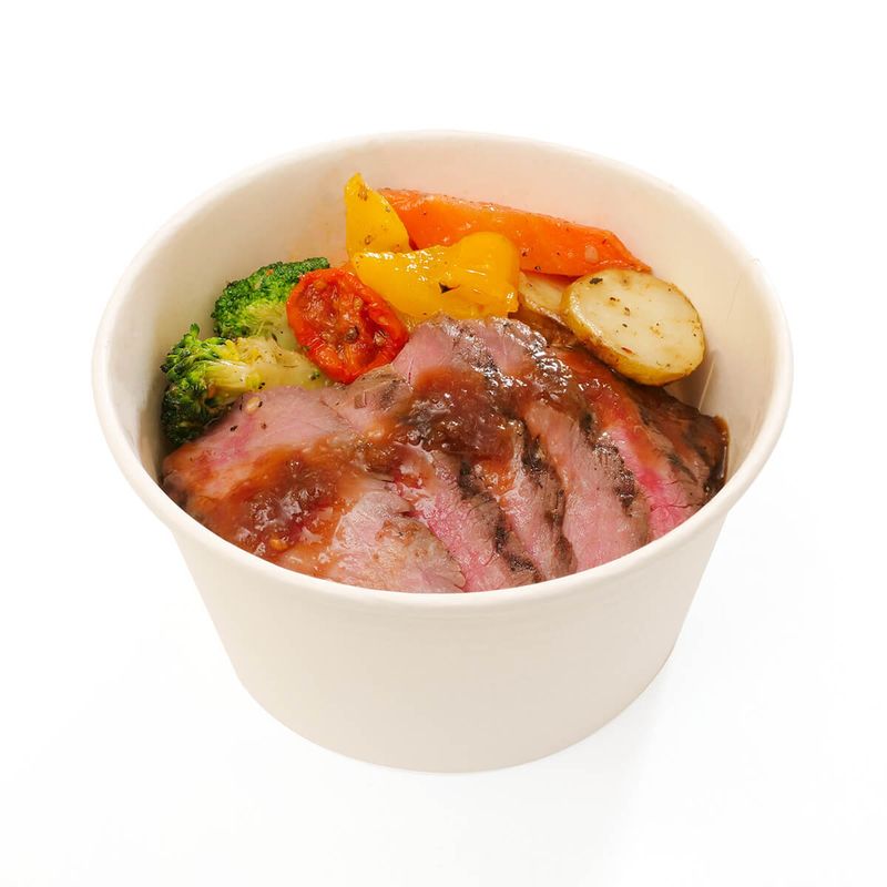 エフピコ 紙製丼容器　RK-142-850 エンボス 本体　50枚入×12袋（600枚）/箱