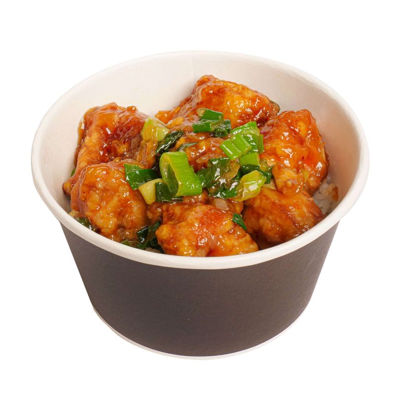 エフピコ 紙製丼容器　RKｰ142ｰ850 Ｄブラウン 本体　50枚入×12袋（600枚）/箱