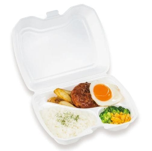 シーピー化成 弁当容器　フードパック VK-613-4 無地　50枚×4袋（200枚）/箱