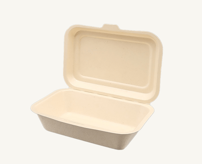 ダイモン エコ容器　ムギ＆タケ フードパック Small with PLA AGM-28　50枚入×10袋（500枚）/箱