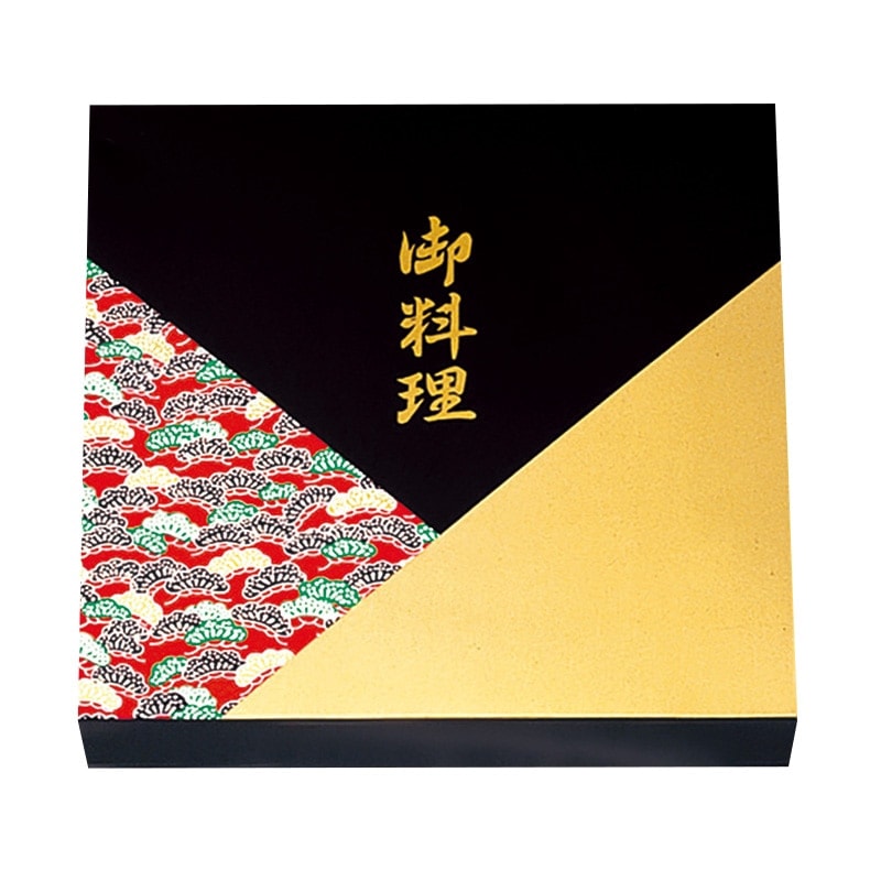 北原産業 仕出し弁当容器 80-80 若松 ワンピース 紙ボックス 本体　50枚入×6袋（300枚）/箱