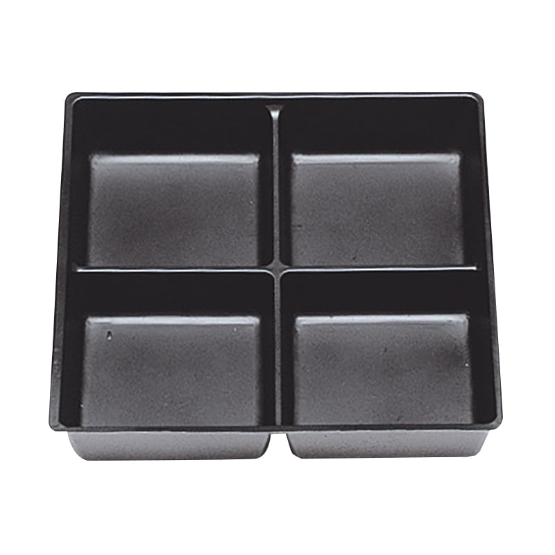 北原産業 紙ボックス弁当容器用　中仕切　80-80 C-1黒  50枚入×6袋（300枚）/箱