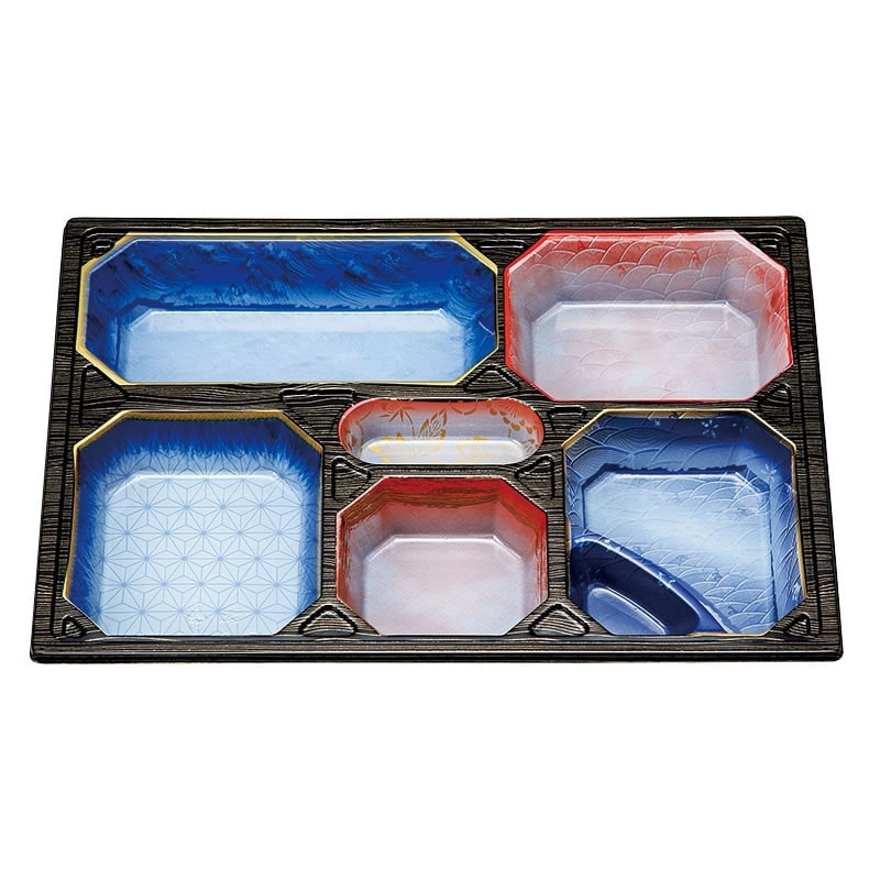 北原産業 紙ボックス弁当容器用　中仕切　115-80 C-7　北斎　20枚入×4袋（80枚）/箱