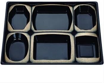 北原産業 紙ボックス弁当容器用　中仕切　120-90  F－5渋金　20枚入×3袋（60枚）/箱