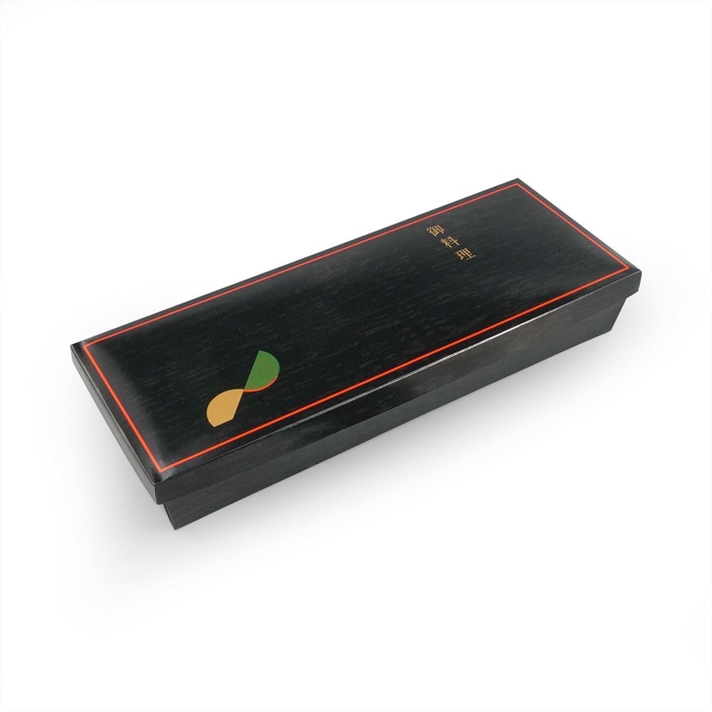 北原産業 紙ボックス弁当容器　110-40 くらしき 黒セット　25枚入×4袋（100枚）/箱