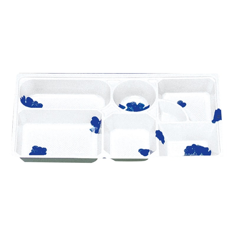 北原産業 紙ボックス弁当容器用　中仕切　120-65 あじさい　20枚入×6袋（120枚）/箱